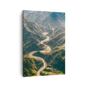 Canvas picture - Straight from the Heart of the Mountains - 50x70 cm