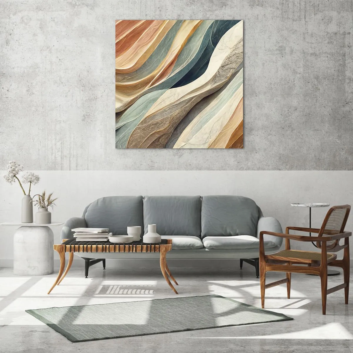 Glass picture - Moment Before Change - 60x60 cm