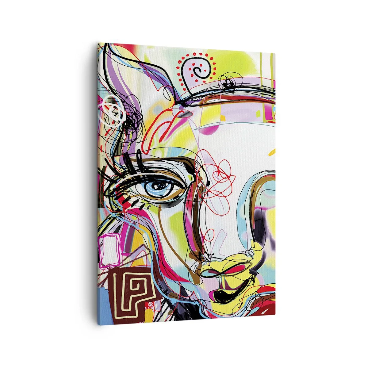 Canvas picture - Pretty Mama Cat - 50x70 cm