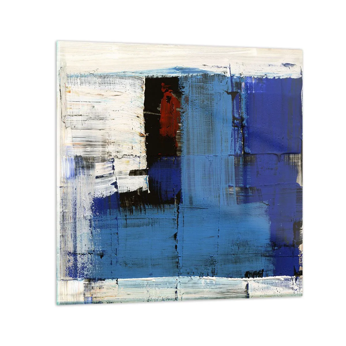 Glass picture - The Secret of Blue - 60x60 cm