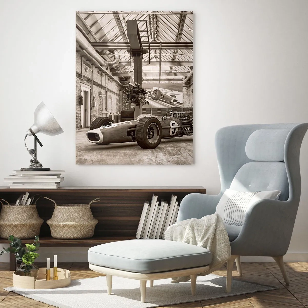 Glass picture - Rest of the Winner - 80x120 cm
