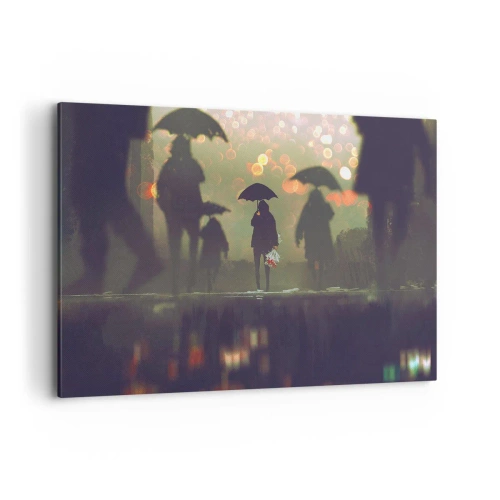 Canvas picture - From Perspective of a Raindrop - 100x70 cm