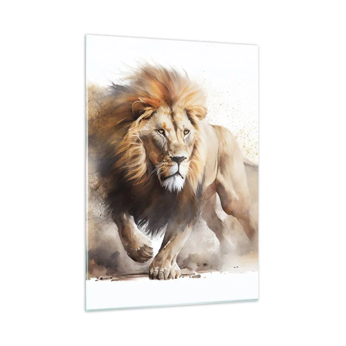 Glass picture - King is on the Move - 50x70 cm
