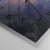 Clock face with numbers
