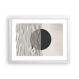 Poster in white frmae - Half Composition - 40x30 cm