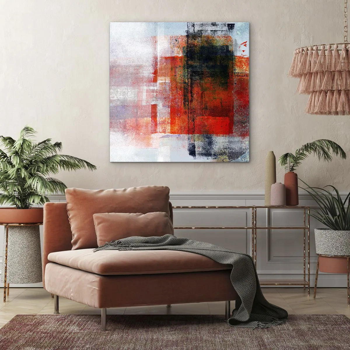 Canvas picture - Glowing Composition - 60x60 cm