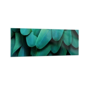 Glass picture - Precision of Parrot Nature - 140x50 cm