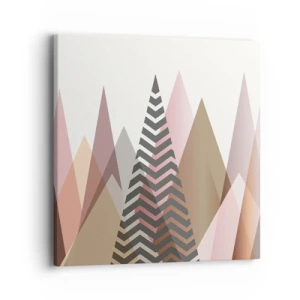 Canvas picture - View of the Piramide - 40x40 cm