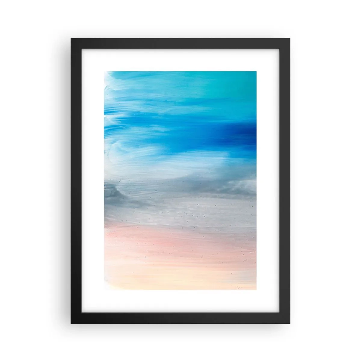 Poster in black frame - Elements: Air - 30x40 cm
