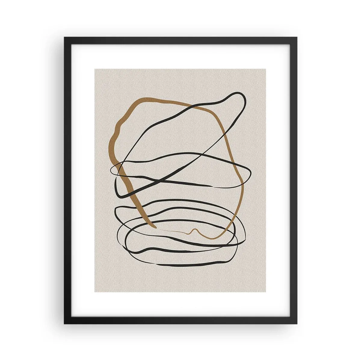 Poster in black frame - Composition - Dance of Possession - 40x50 cm