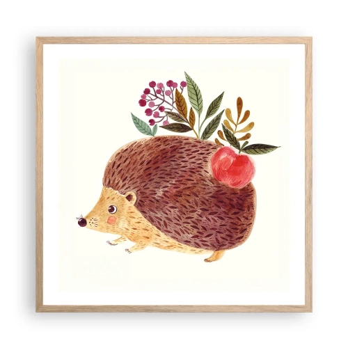 Poster in light oak frame - And Now You Like Me! - 60x60 cm