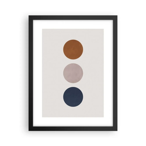 Poster in black frame - Symbol of Perfection - 30x40 cm