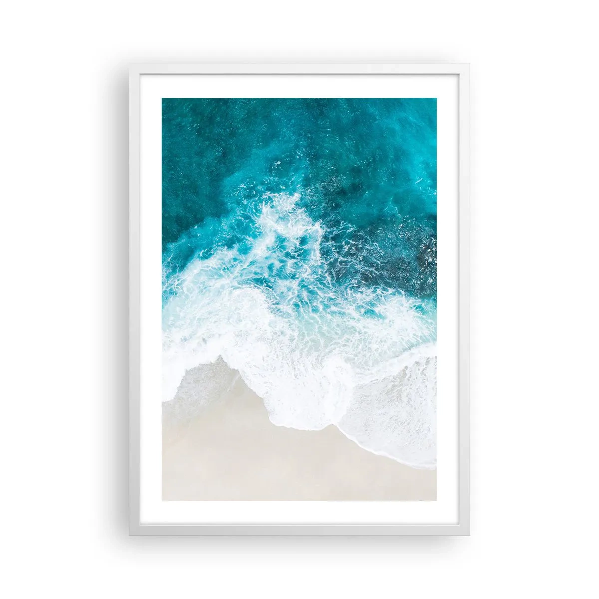 Poster in white frmae - Natural Caress - 50x70 cm