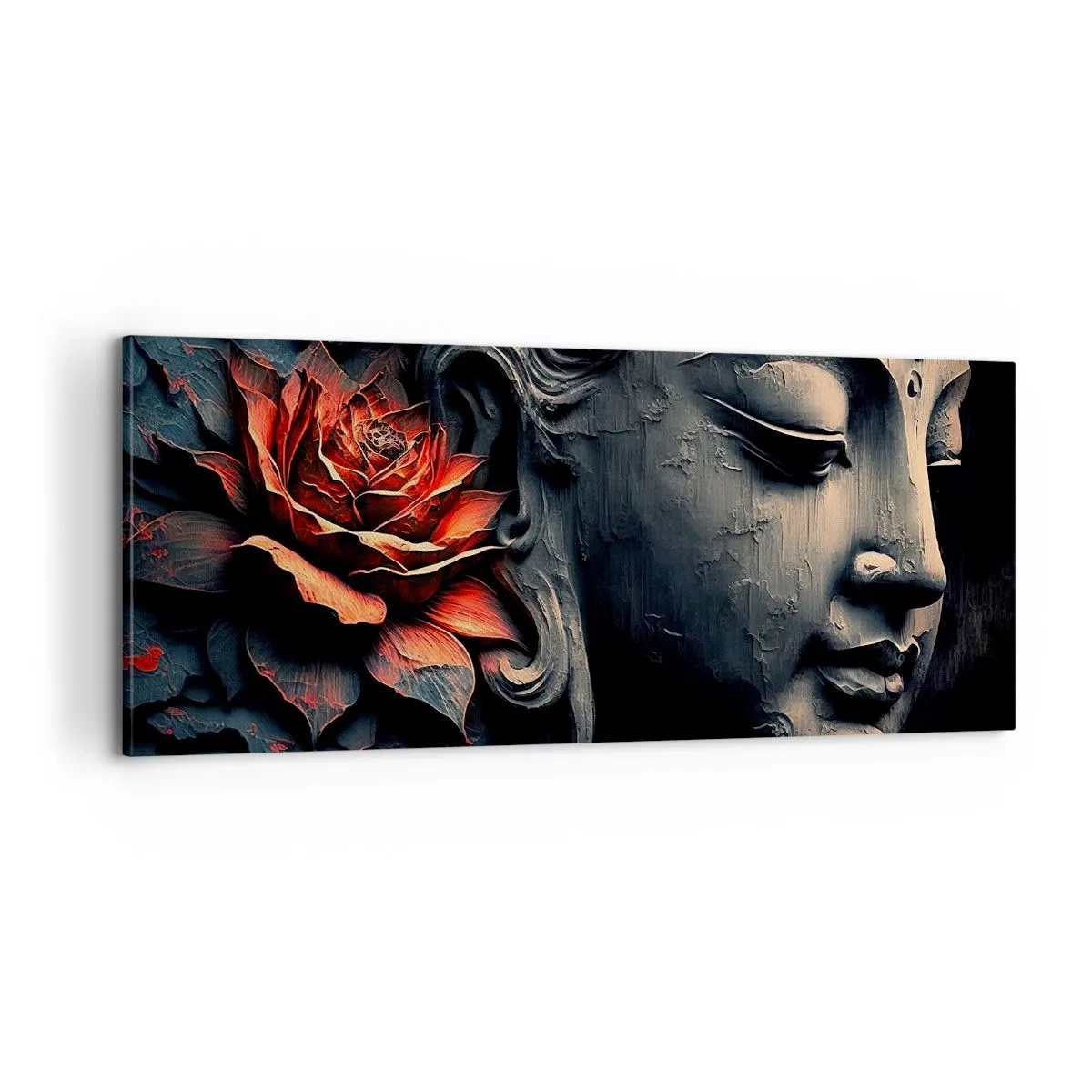 Canvas picture - In Harmony with the World - 100x40 cm