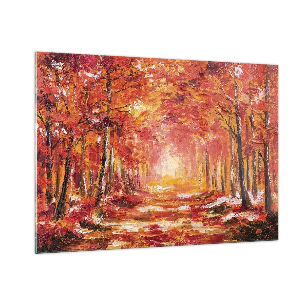 Glass picture - Copper Forest - 100x70 cm