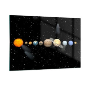 Glass picture - Planets are Revolving - 120x80 cm
