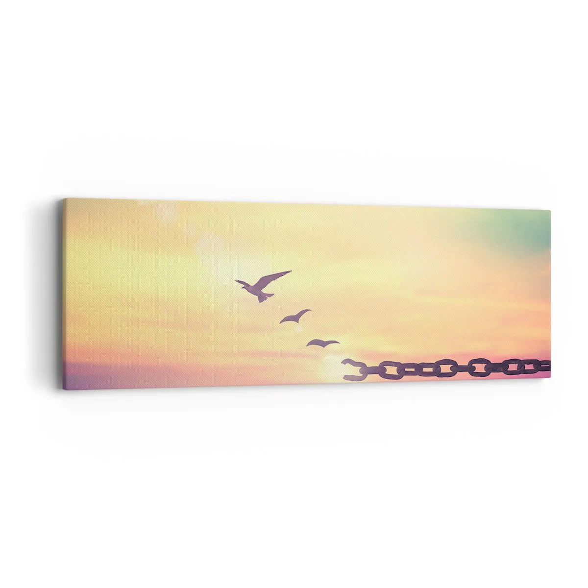 Canvas picture - Victory of Freedom - 90x30 cm