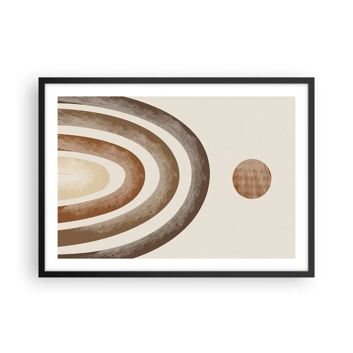 Poster in black frame - In a Distant Galaxy - 70x50 cm