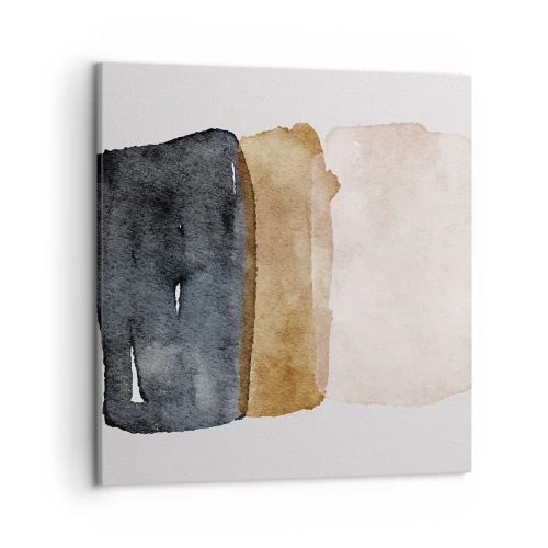 Canvas picture - Composition of the Colours of the Soil - 50x50 cm
