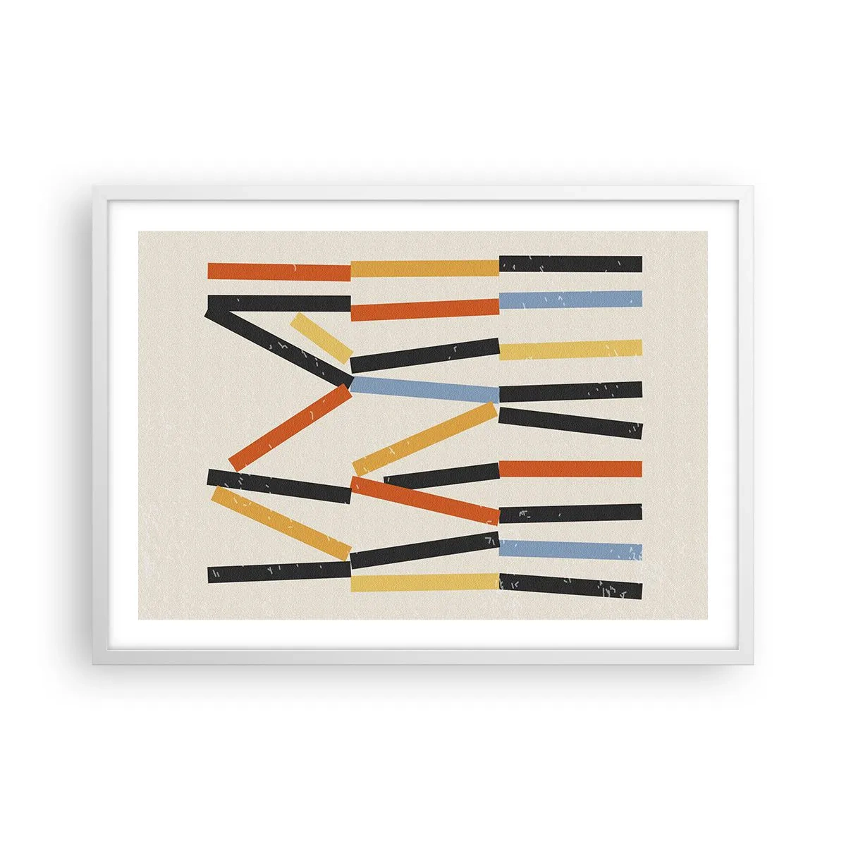 Poster in white frmae - Horizontal Composition - 70x50 cm