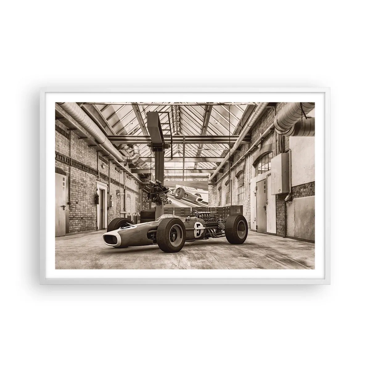 Poster in white frmae - Rest of the Winner - 91x61 cm