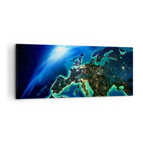 Canvas picture - Sparkling Europe - 100x40 cm