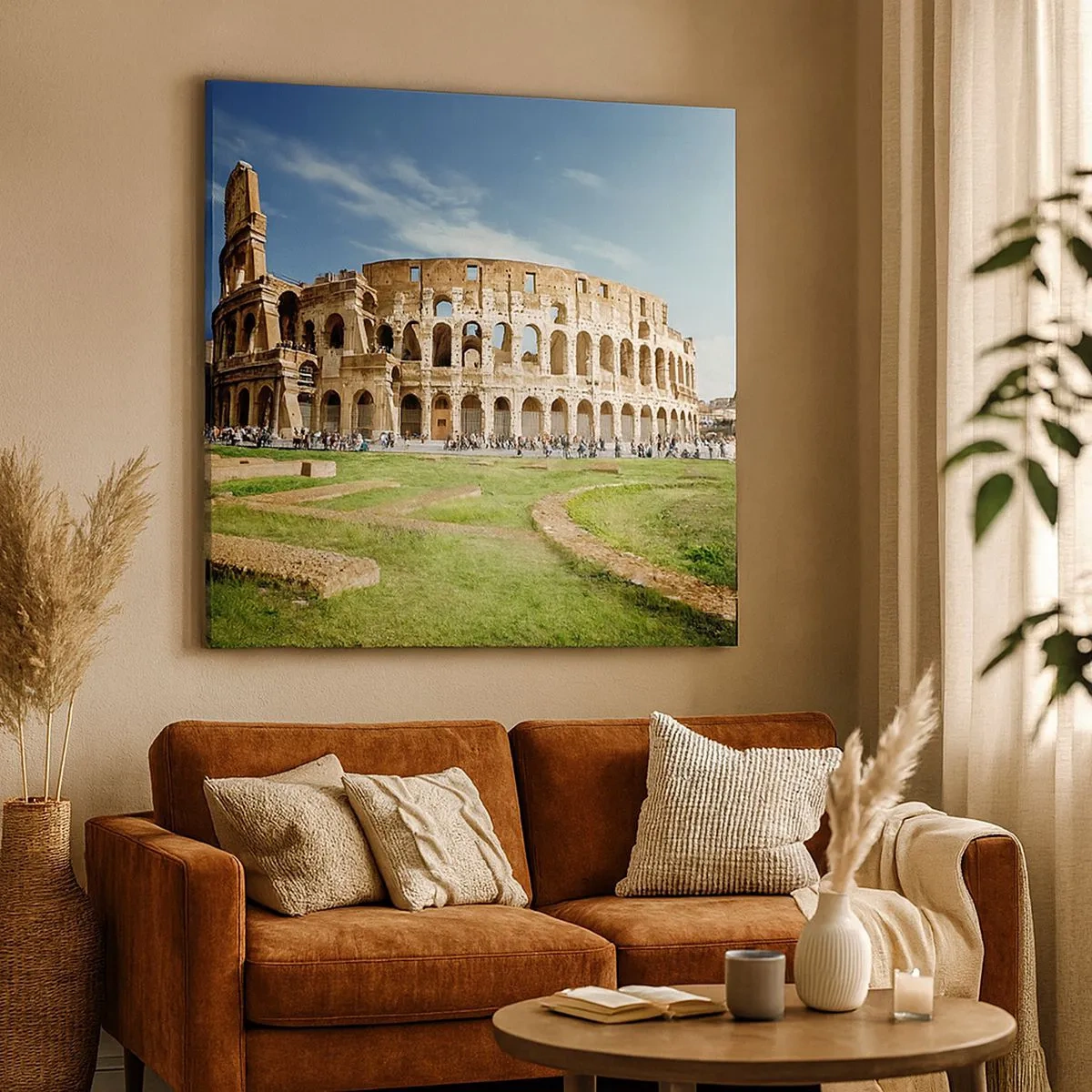 Canvas picture - You Can Hear The Sound of Guns - 30x30 cm