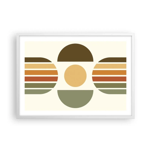 Poster in white frmae - In the Colours of Soli - 70x50 cm