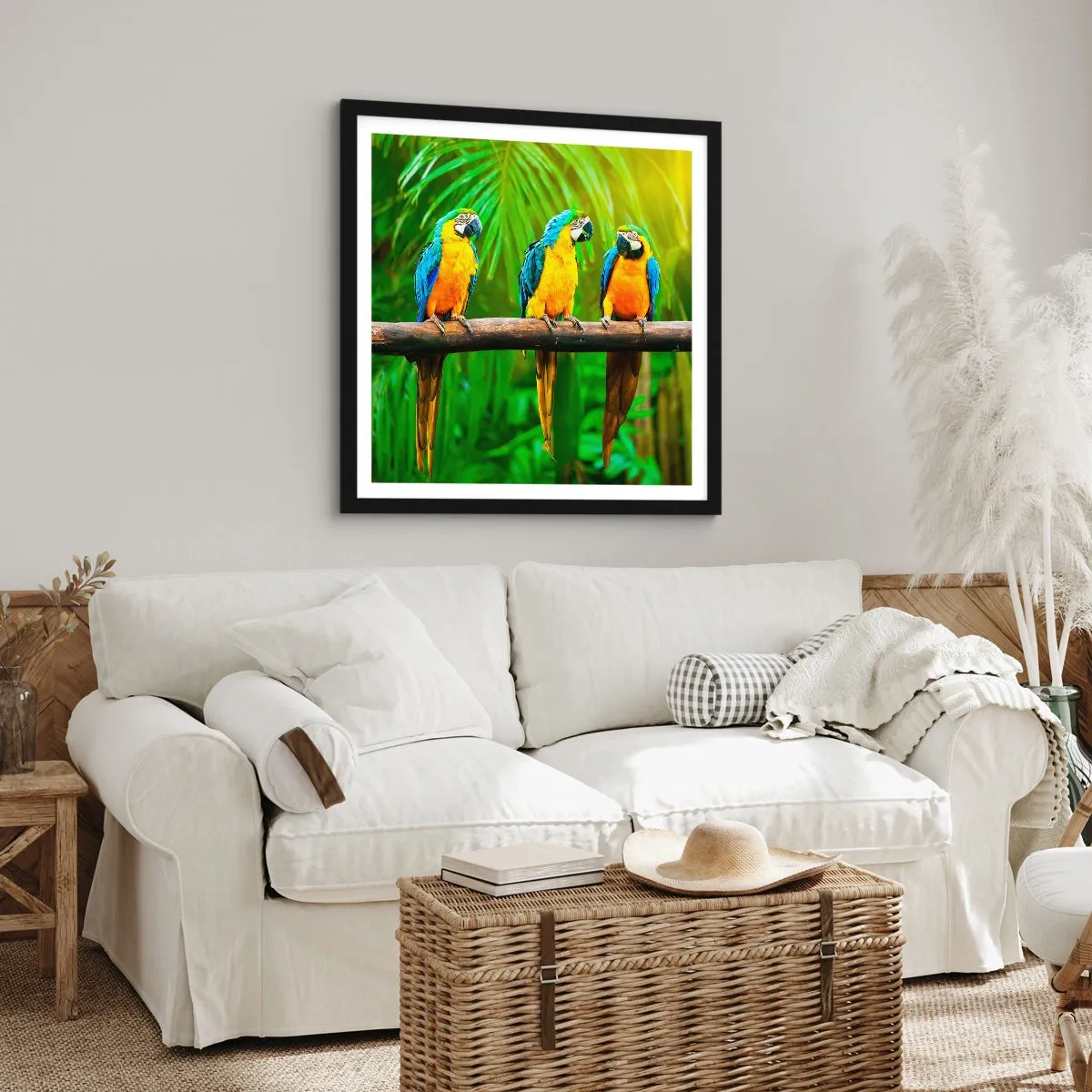 Poster in black frame - Did You Hear that She…? - 60x60 cm