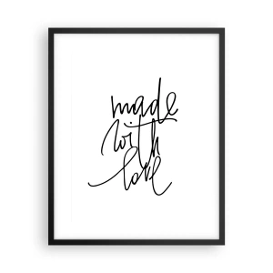 Poster in black frame - Best Brand - 40x50 cm