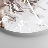 Clock face with numbers