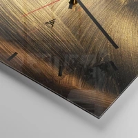 Clock face with lines