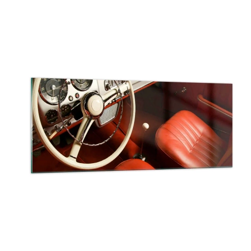 Glass picture - Luxury Vintage Style - 100x40 cm
