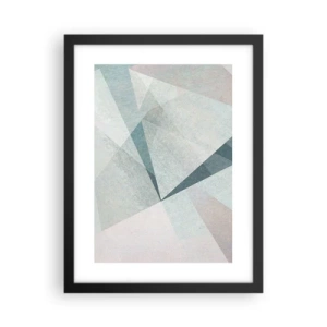 Poster in black frame - Calmly but Dynamically - 30x40 cm