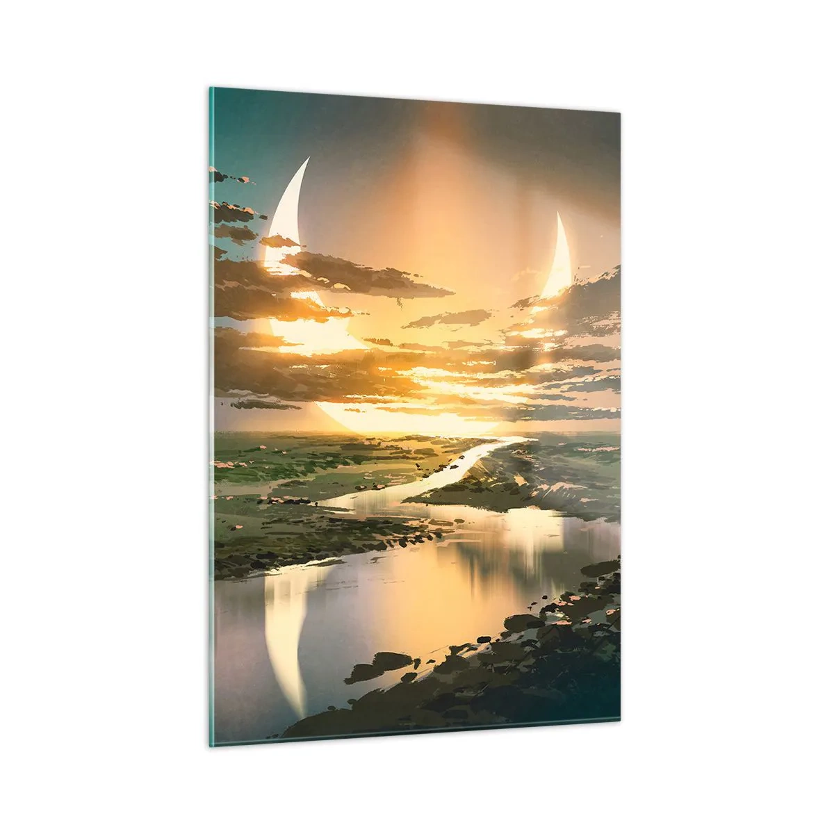 Glass picture - Somewhere in a Distant Galaxy - 50x70 cm