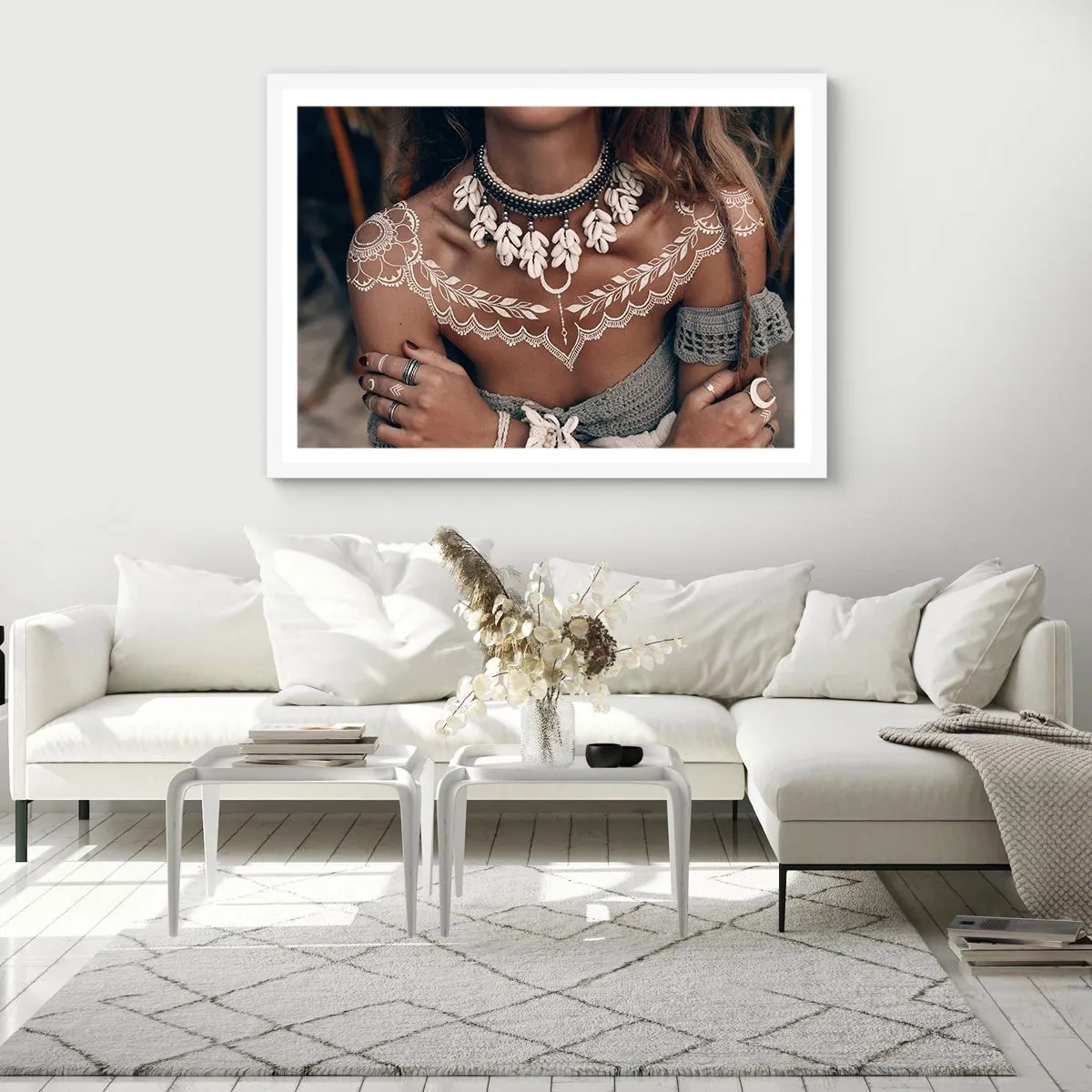 Poster in white frmae - Talismans, Rituals of Womanhood - 40x30 cm