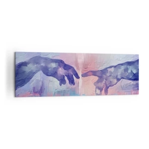 Canvas picture - Godly Spark of Life - 160x50 cm