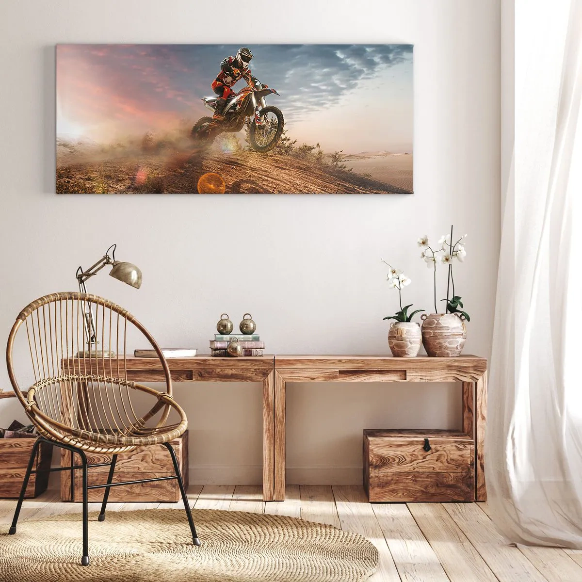 Canvas picture - For Victory - 100x40 cm
