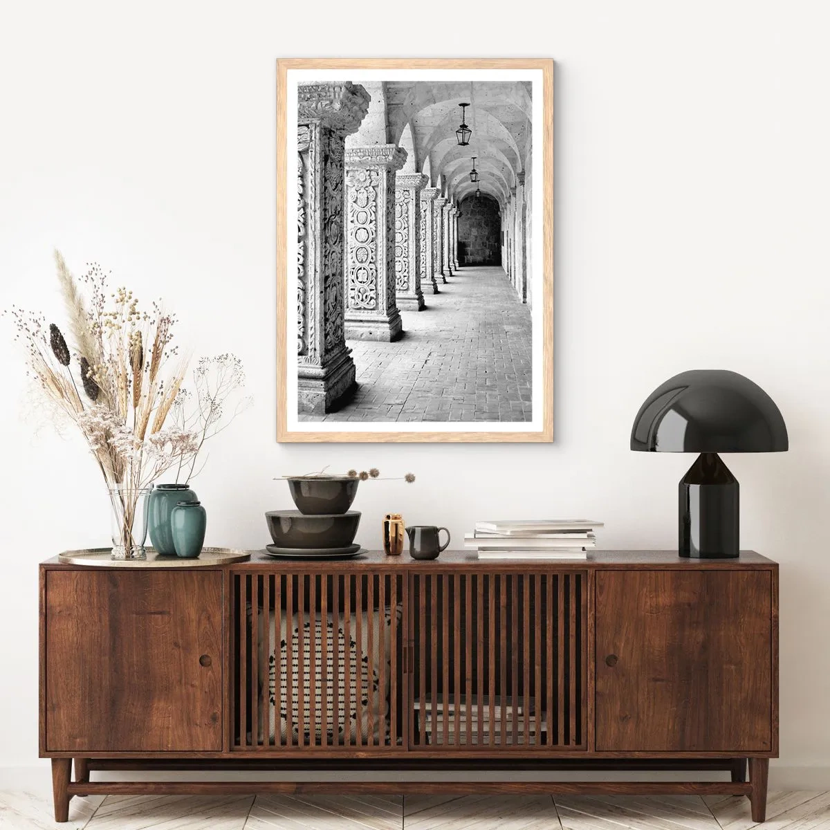 Poster in light oak frame - Where is this Going...? - 50x70 cm