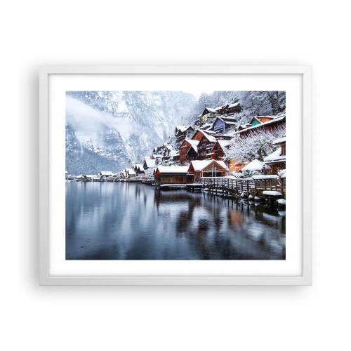 Poster in white frmae - In Winter Decoration - 50x40 cm