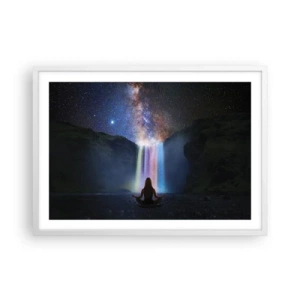Poster in white frmae - Absolute Harmony - 70x50 cm