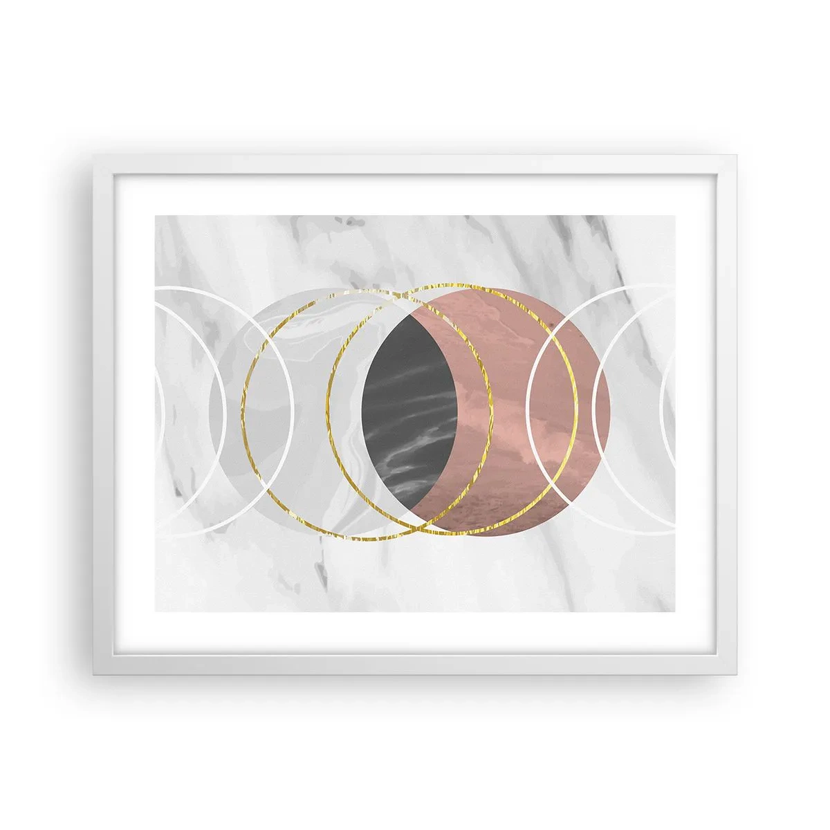 Poster in white frmae - Music of the Spheres - 50x40 cm