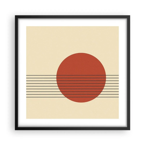 Poster in black frame - Around and Beoynd - 50x50 cm