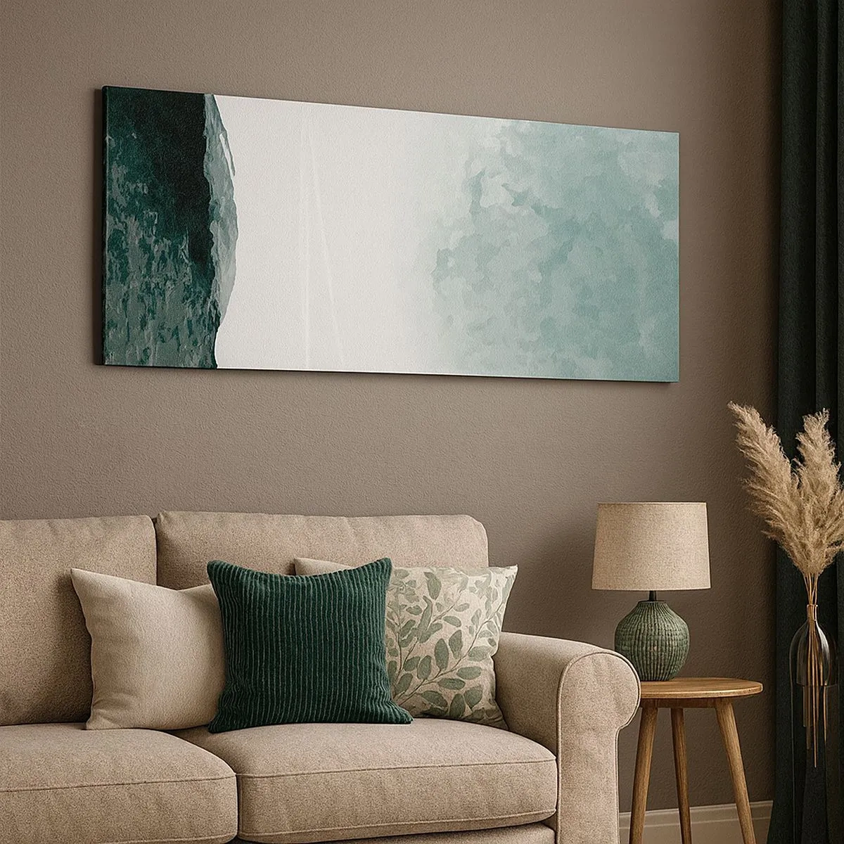 Canvas picture - Encounter With Fog - 100x40 cm