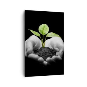 Canvas picture - I Love Nature, I Protect It - 80x120 cm