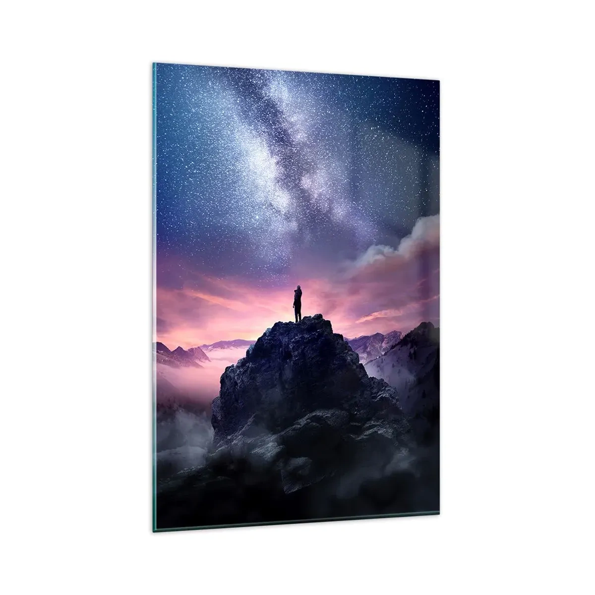 Glass picture - And He Smelled Life - 80x120 cm