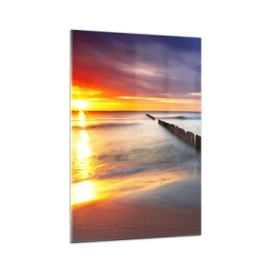 Glass picture - Listen to the Silence - 70x100 cm