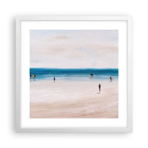 Poster in white frmae - Natural Need - 40x40 cm