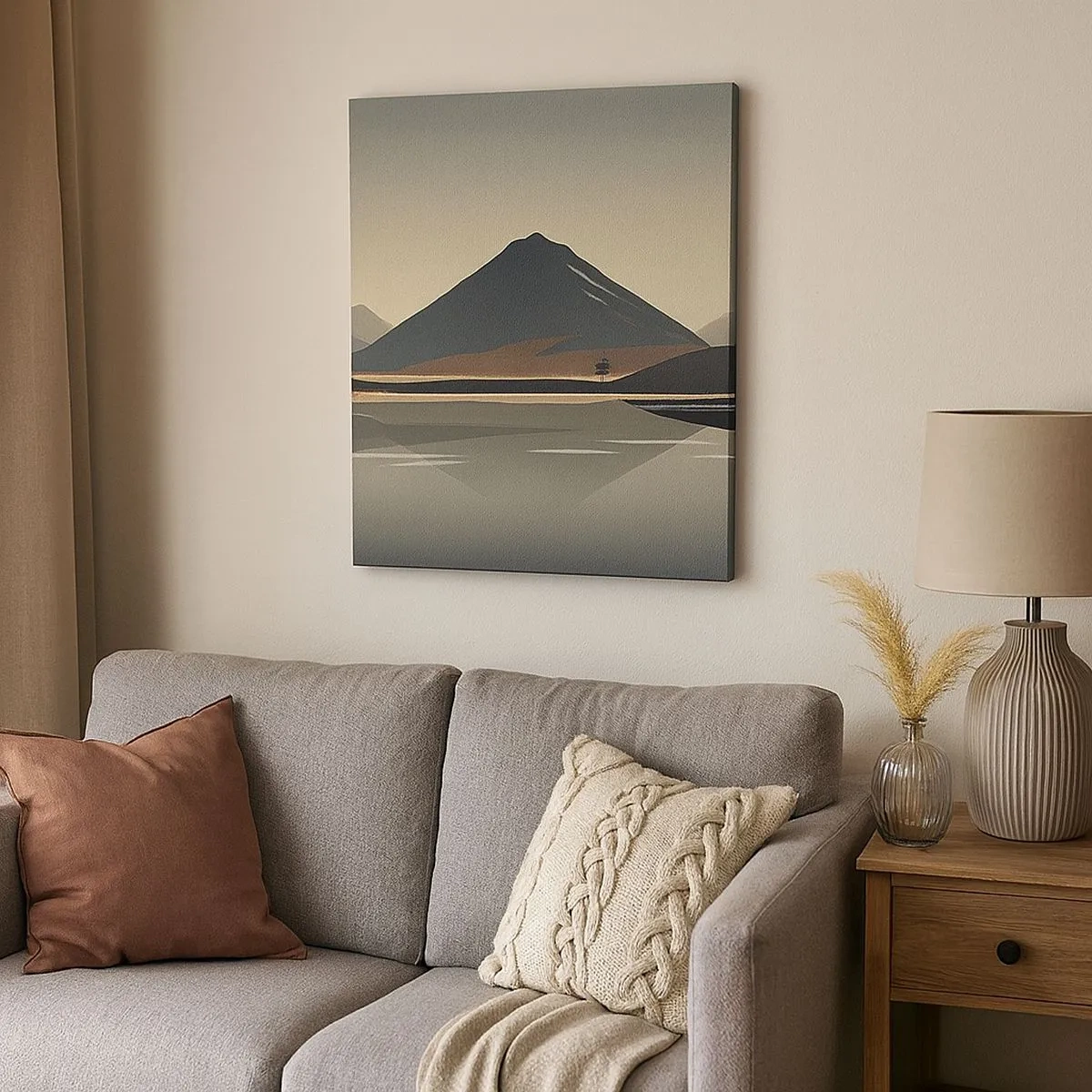 Canvas picture - Mirror Image - 30x30 cm