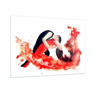 Glass picture - Tango - Sensual Wave - 100x70 cm